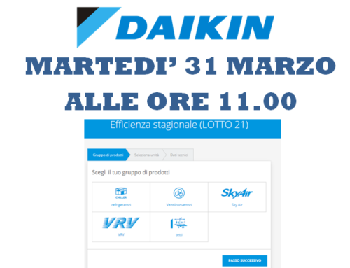 SITO DAIKIN: strumenti di progettazione e sistemi ad espansione diretta – WEBINAR 31 MARZO